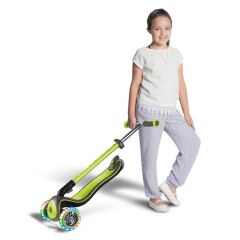 Globber Elite Deluxe Işıklı Scooter - Yeşil