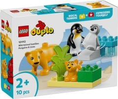 10442 LEGO® DUPLO Vahşi Hayvan Aileleri: Penguenler ve Aslanlar