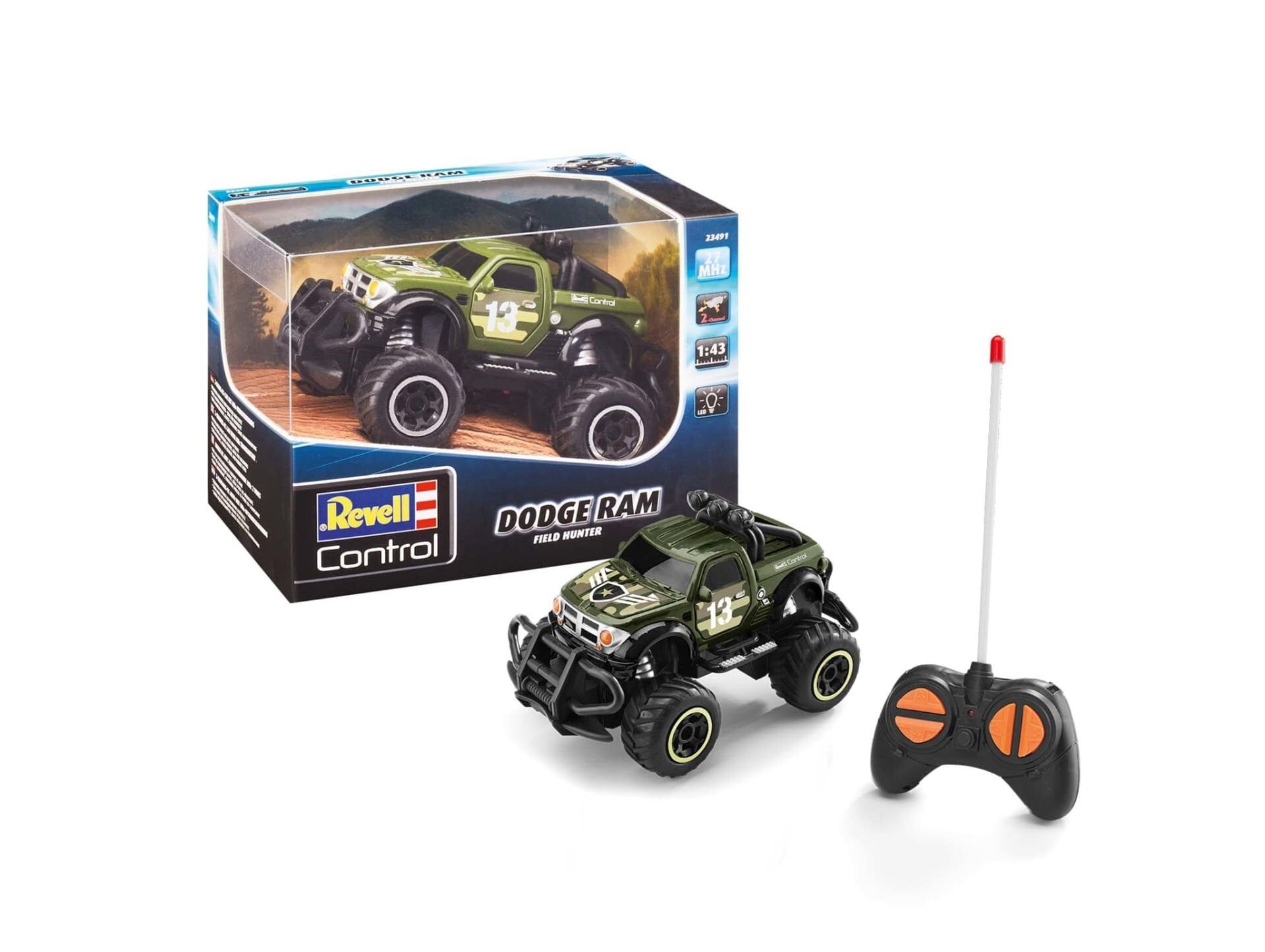 Revell Uzaktan Kumandalı Dodge RAM Field Hunter (23491)