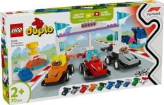10445 LEGO® DUPLO F1® Takımı Yarış Arabaları ve Sürücüler