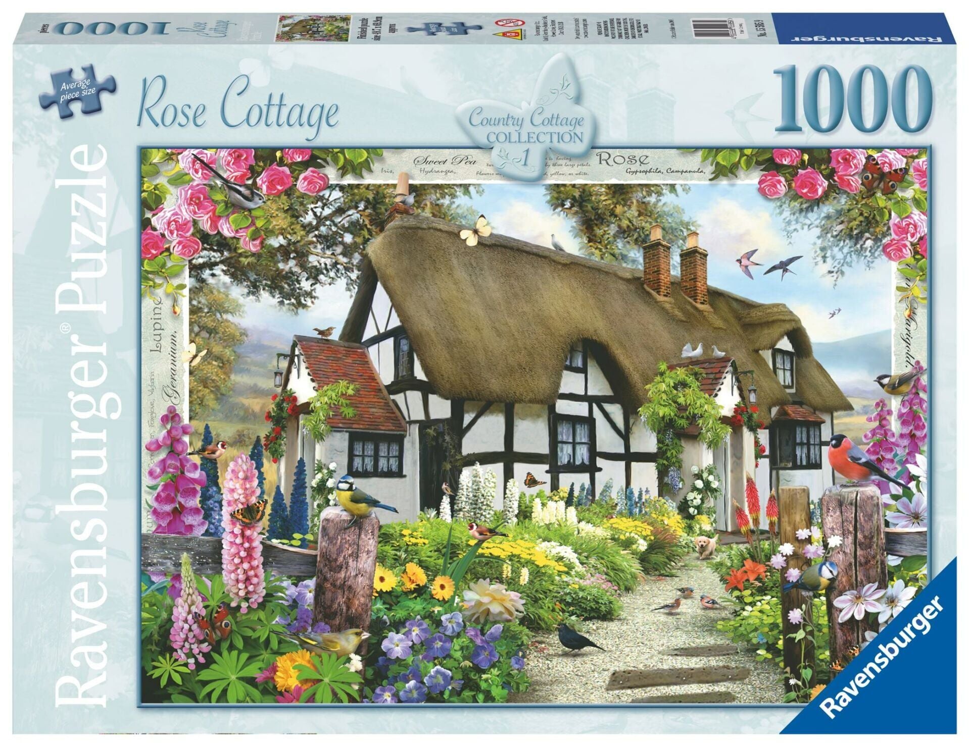 1000 Parça Puzzle Çiçekli Kulübe (155859)