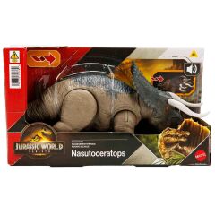 Sesli Jurassic World Kükreyen Dinozor Figürü Film Serisi 30 cm- JGB87 - Nasutoceratops- JGC81