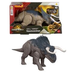 Sesli Jurassic World Kükreyen Dinozor Figürü Film Serisi 30 cm- JGB87 - Nasutoceratops- JGC81