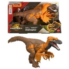 Sesli Jurassic World Kükreyen Dinozor Figürü Film Serisi 30 cm-  JGB87 - Utahraptor- JGC80