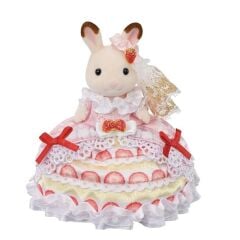 Sylvanian Families Freya’nın Doğum Günü Çilekli Pasta Elbisesi (5847)