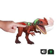 Sesli Jurassic World Kükreyen Dinozor Figürü Film Serisi 30 cm-  JGB87 - Afrovenator JKL76