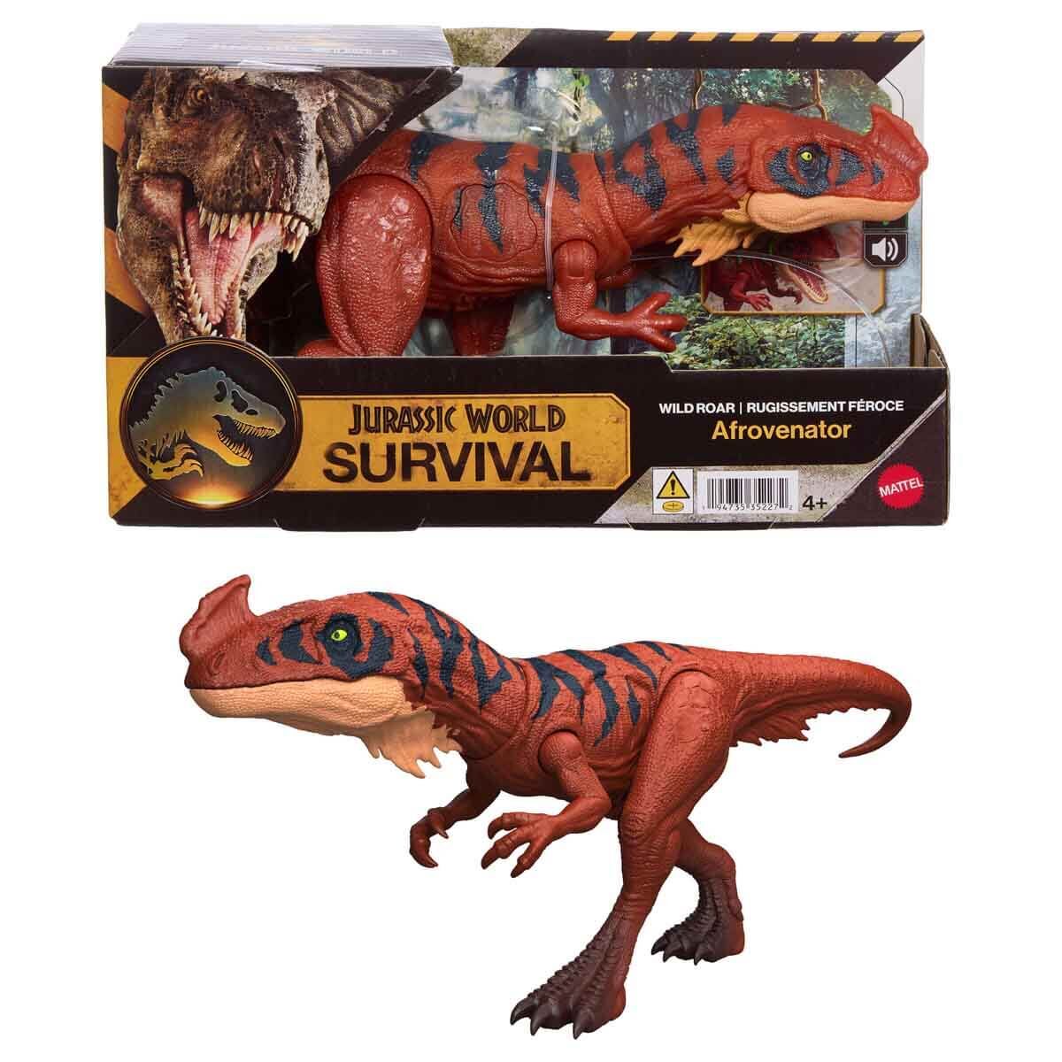 Sesli Jurassic World Kükreyen Dinozor Figürü Film Serisi 30 cm-  JGB87 - Afrovenator JKL76