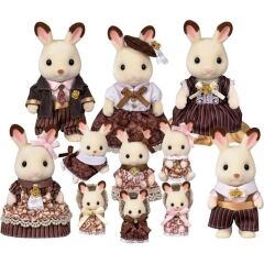 Sylvanian Families Çikolata Kulaklı Tavşan Ailesi Yıldönümü Seti (5848)