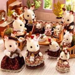 Sylvanian Families Çikolata Kulaklı Tavşan Ailesi Yıldönümü Seti (5848)