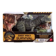 Sesli Jurassic World Kükreyen Dinozor Figürü Film Serisi 30 cm- JGB87 - Ceratosaurus-  JKL77