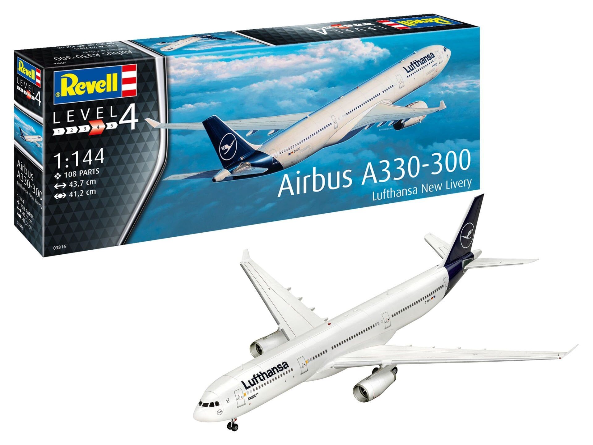 Revell Airbus A330-300 Lufthansa New Livery (03816)