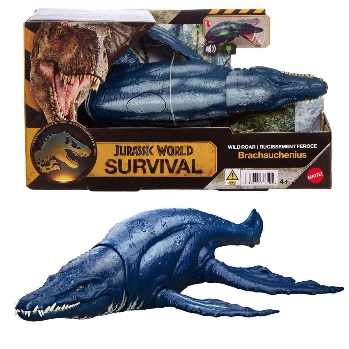 Sesli Jurassic World Kükreyen Dinozor Figürü Film Serisi 30 cm-  JGB87 - Brachauchenius-  JKL79