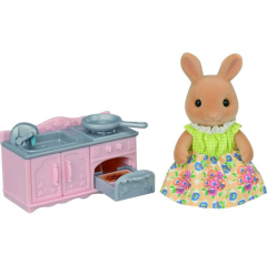 Sylvanian Families Güneşli Tavşan Anne Pişirme Seti (5776)