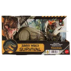 Sesli Jurassic World Kükreyen Dinozor Figürü Film Serisi 30 cm- JGB87 - Triceratops-  JKL81