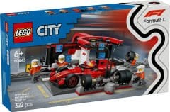 60443 LEGO® City Ferrari Arabalı F1® Pit Stop ve Pit Ekibi