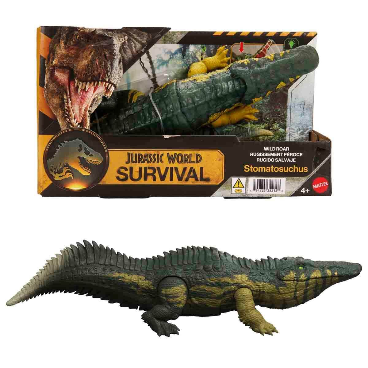 Sesli Jurassic World Kükreyen Dinozor Figürü Film Serisi 30 cm-  JGB87 - Stomatosuchus-  JKL82