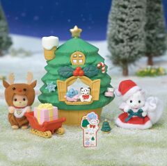 Sylvanian Families Bebek Noel Baba’nın Yılbaşı Ağacı Evi (5822)
