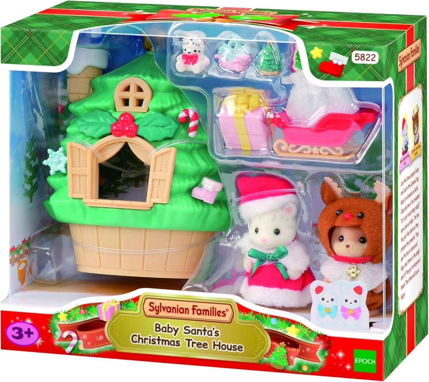 Sylvanian Families Bebek Noel Baba’nın Yılbaşı Ağacı Evi (5822)