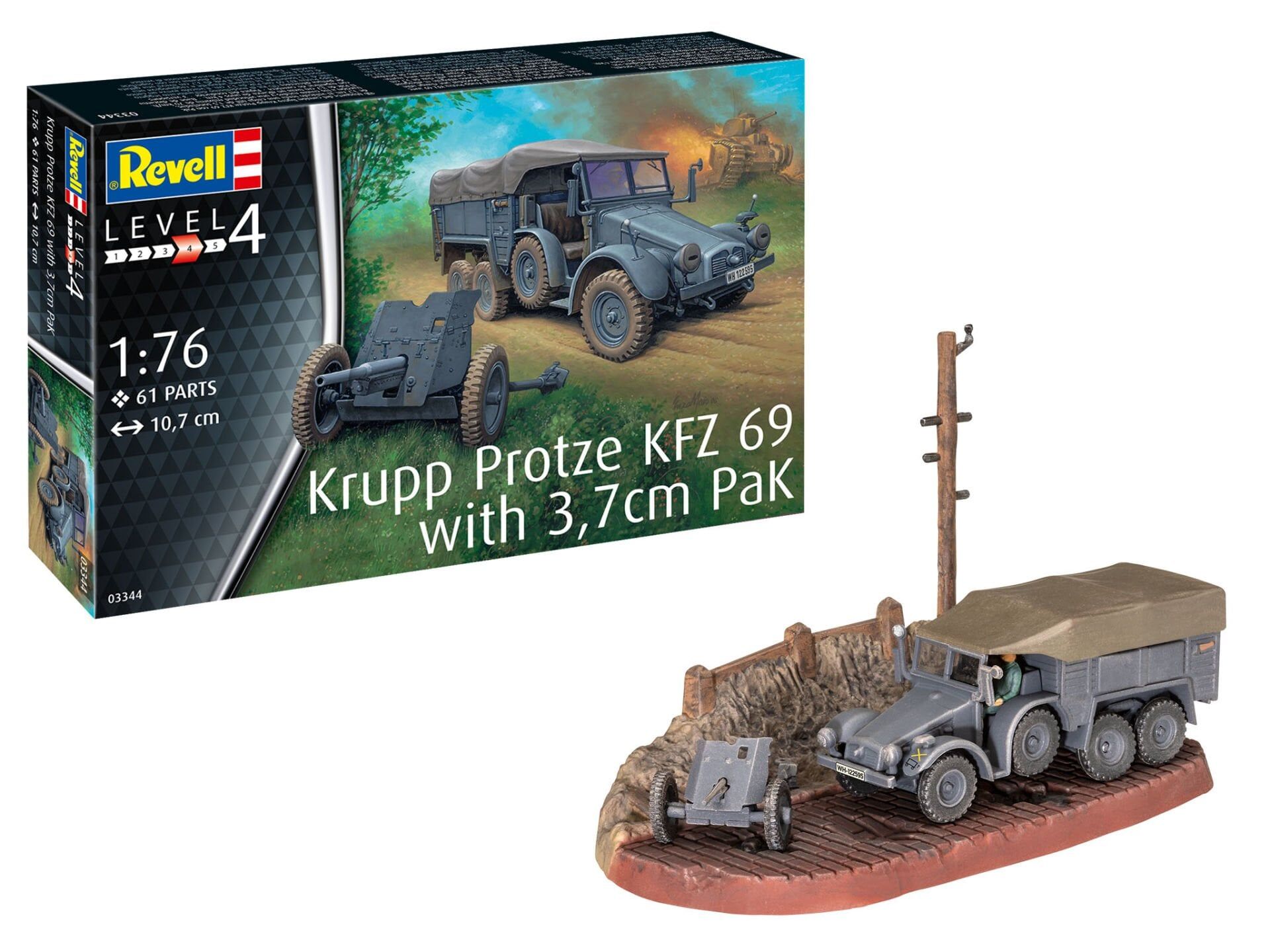 Revell Krupp Protze Kfz 69 3,7cm Pak (03344)