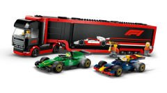60445 LEGO® City RB20 ve AMR24 F1® Arabalı F1® Kamyonu