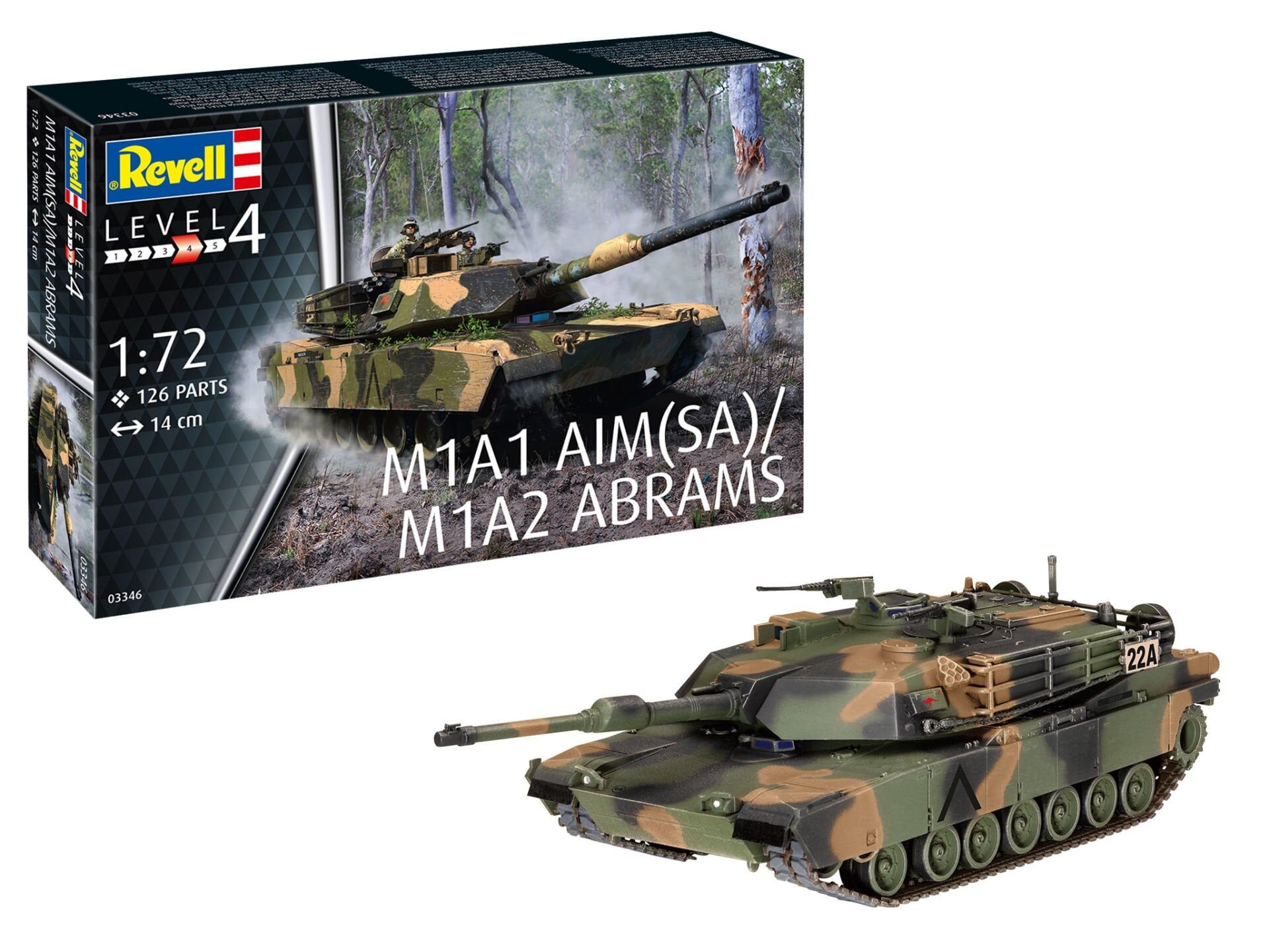 Revell M1A1 AIM(SA)/ M1A2 Abrams (03346)