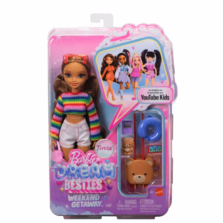 Barbie Dream Besties HAFTA SONU TATİLİ TERESA Bebek ve Aksesuarları-  JMV18