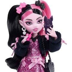 Monster High Ana Karakter Bebekler HPD53 - Pembe Kurdeleli Draculaura JHK29