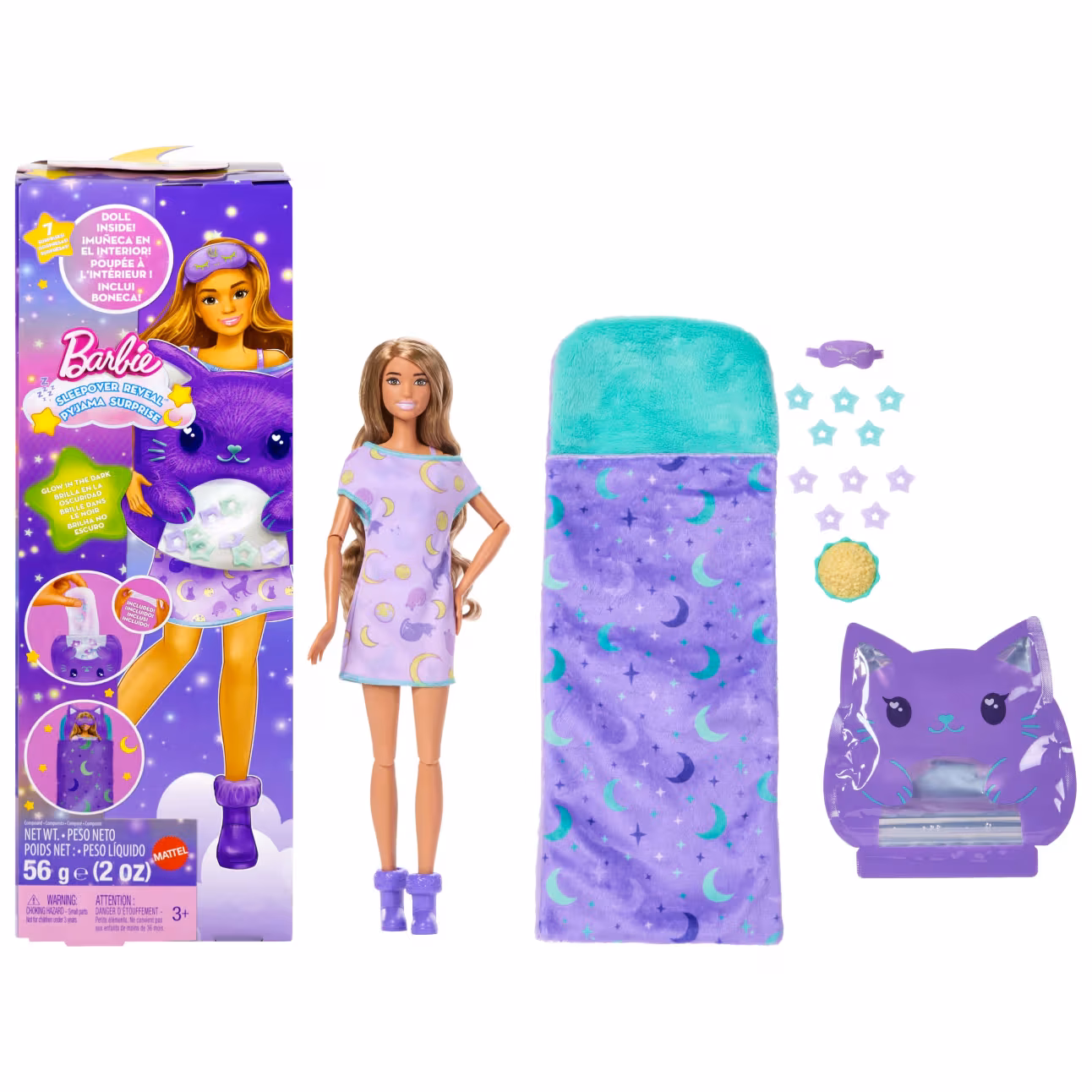 Barbie Party Unboxed Pijama Partisi - Mor-  JMR90