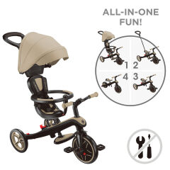 Globber Explorer 4in1 Trike Bisiklet - Kum Beji