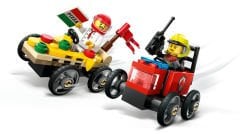 60458 LEGO® City Pizza Arabası İtfaiye Kamyonuna Karşı Yarış Arabası Paketi