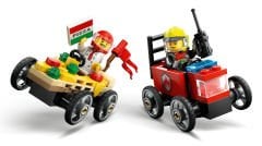 60458 LEGO® City Pizza Arabası İtfaiye Kamyonuna Karşı Yarış Arabası Paketi