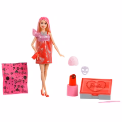 Barbie Party Unboxed Parti Sürprizi Bebek - Kırmızı-  JFY68