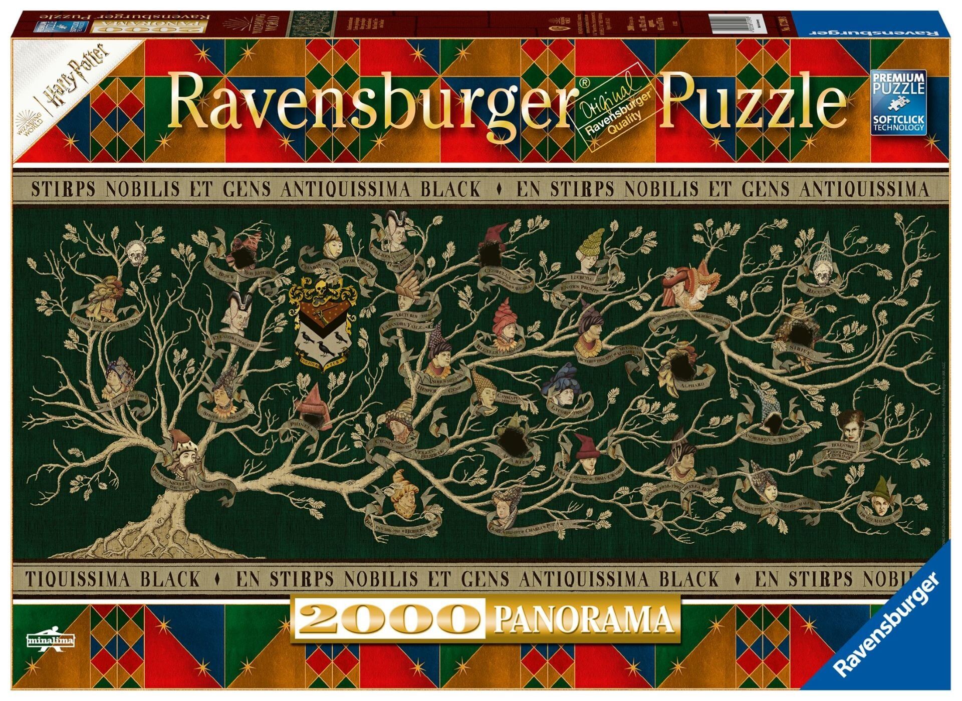 2000 Parça Panoramik Puzzle Harry Potter Soy Ağacı (172993)