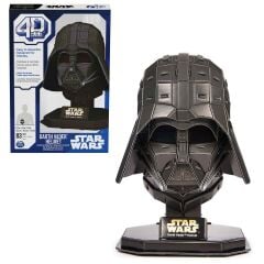Spinmaster 4D Build Star Wars Darth Vader Helmet 3D Puzzle Model Kiti 83 Parça (681147013360)