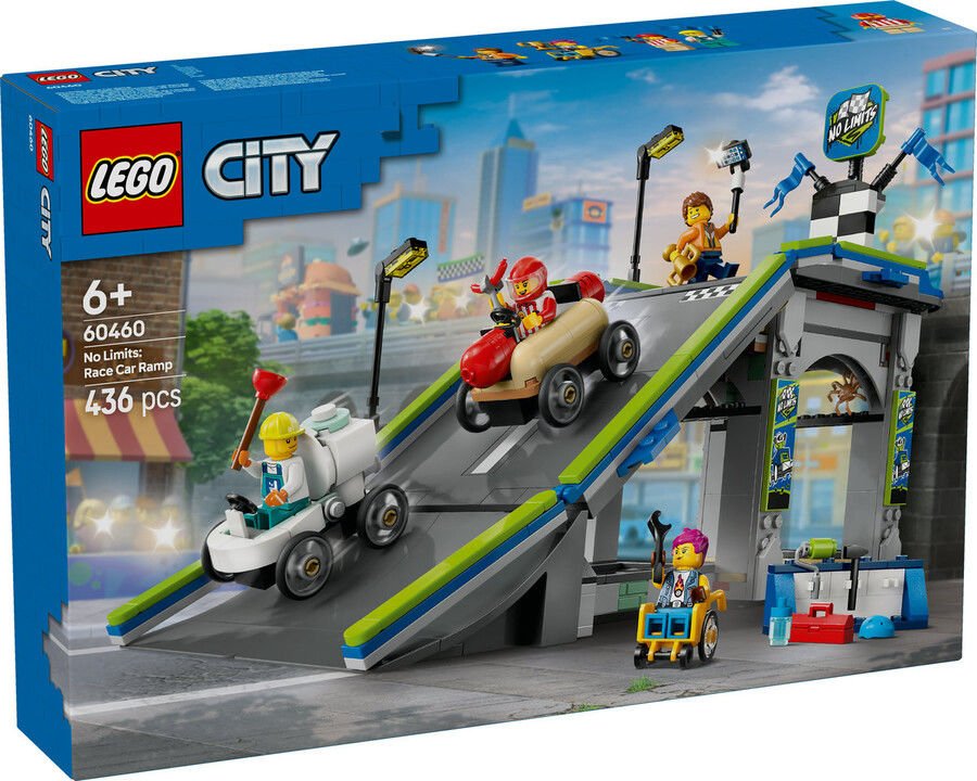 60460 LEGO® City Senin Kuralların: Yarış Arabası Rampa Parçası