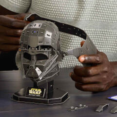 Spinmaster 4D Build Star Wars Darth Vader Helmet 3D Puzzle Model Kiti 83 Parça (681147013360)