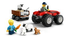60461 LEGO® City Römorklu Kırmızı Çiftlik Traktörü ve Koyun