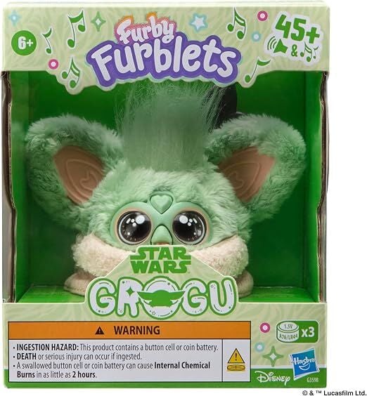 Furby Furblets STAR WARS Grogu Koleksiyonluk Elektronik Peluş -   G3598