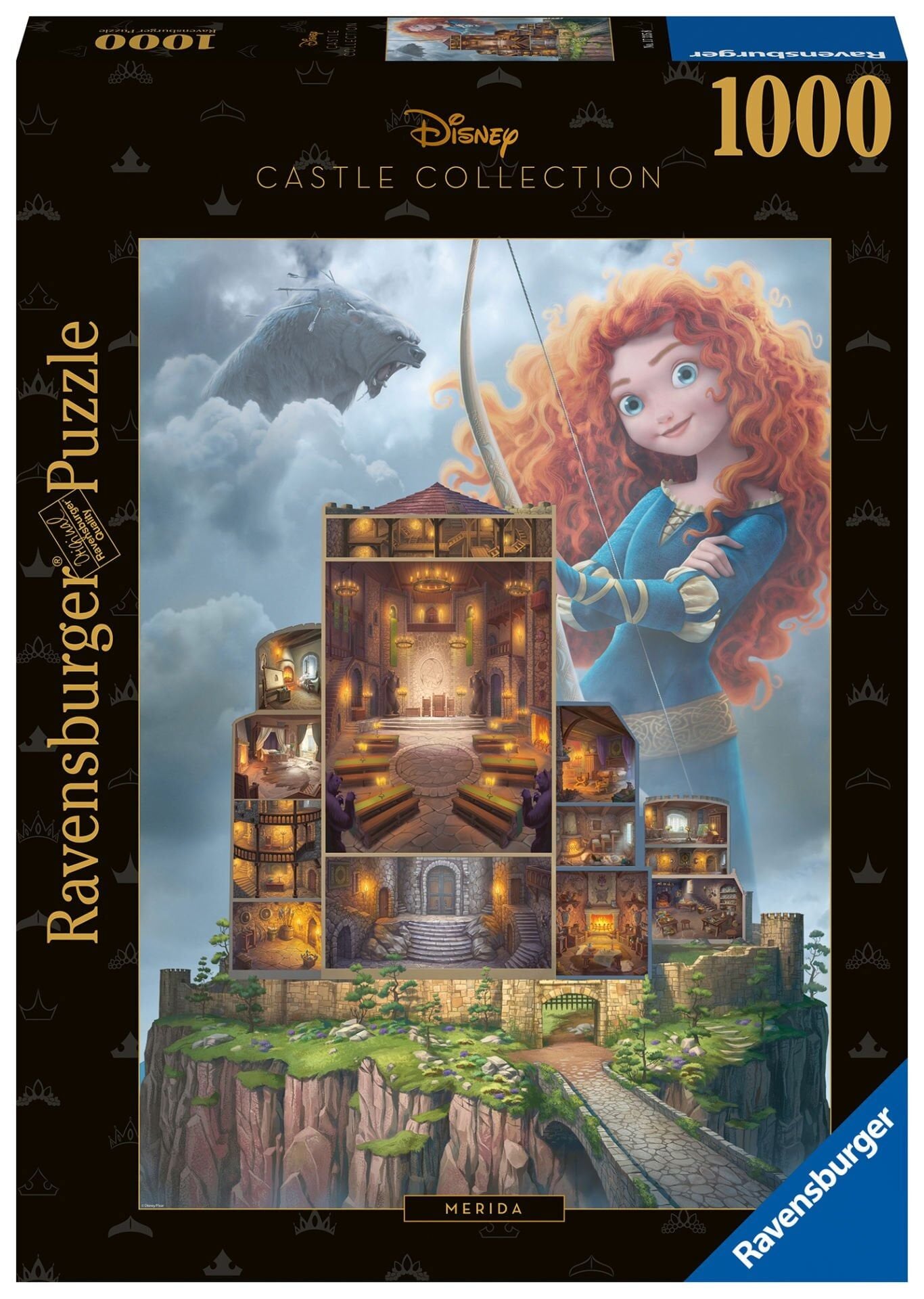 1000p Puzzle Walt Disney Merida Şato (173358)