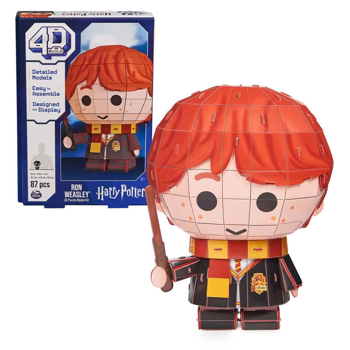 Spinmaster 4D Build Harry Potter 3D Puzzle Model Kiti - Ron Weasley 87 Parça (681147013315)