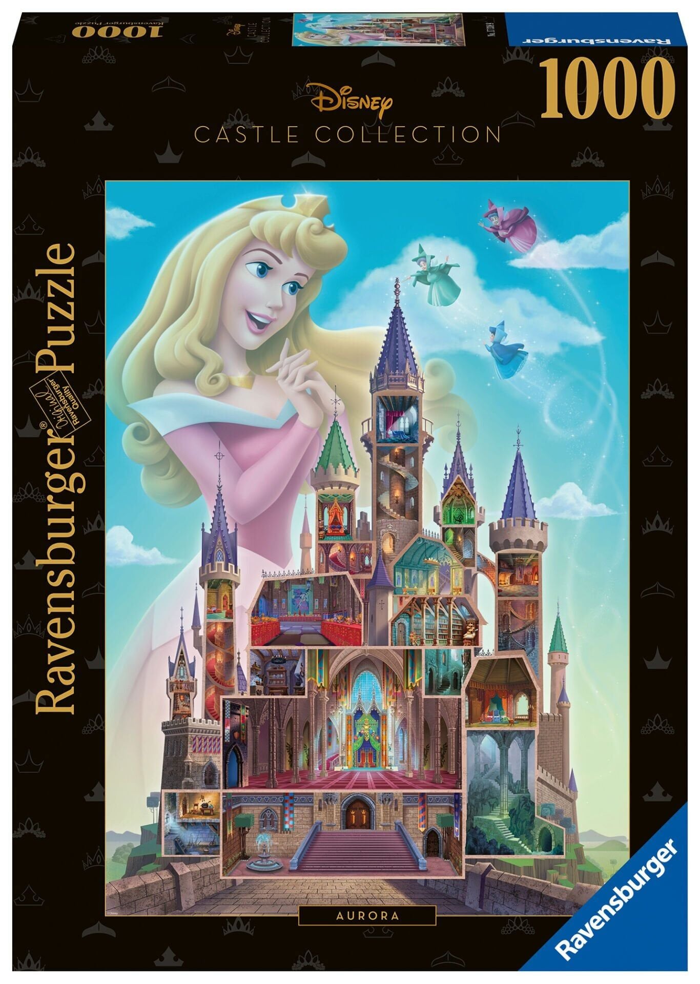 1000 Parça Puzzle Walt Disney Uyuyan Güzel Şato (173389)