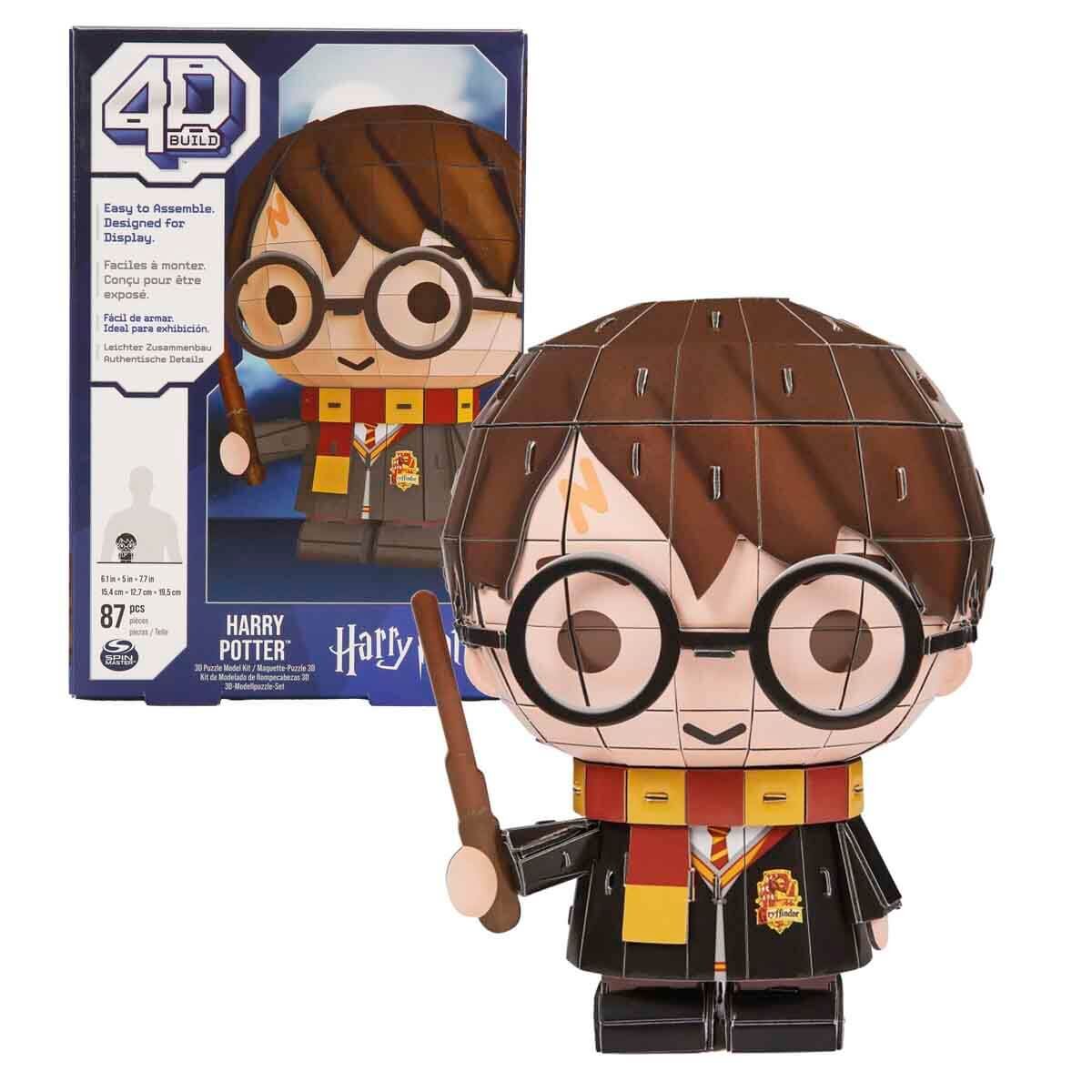 Spinmaster 4D Build Harry Potter 3D Puzzle Model Kiti - Harry Potter 87 Parça (681147013315)