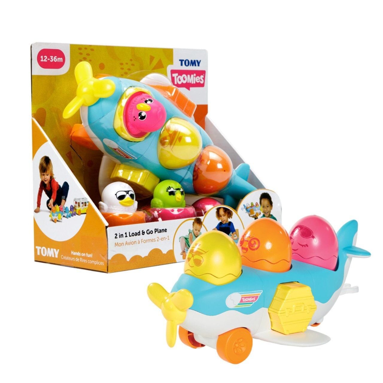 Toomies 2si 1 Arada Uçak ve Saklambaçlı Yumurtalar (73147)