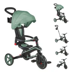 Globber Explorer 4in1 Katlanabilir Bisiklet - Zeytin Yeşili