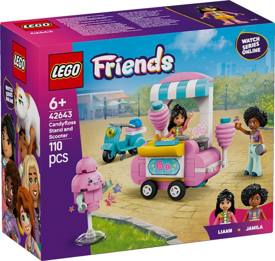 42643 LEGO® Friends Pamuk Şeker Standı ve Scooter