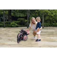 Globber Explorer 4in1 Katlanabilir Bisiklet - Koyu Pastel Pembe