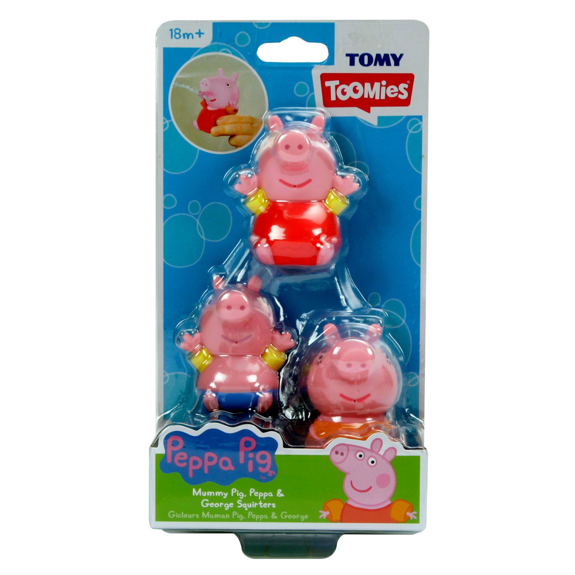 Toomies Peppa Pig Peppa, George ve Anne Domuz Su Fışkırtıcıları (73158)