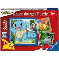3x49 Parça Puzzle Pokemon (055869)