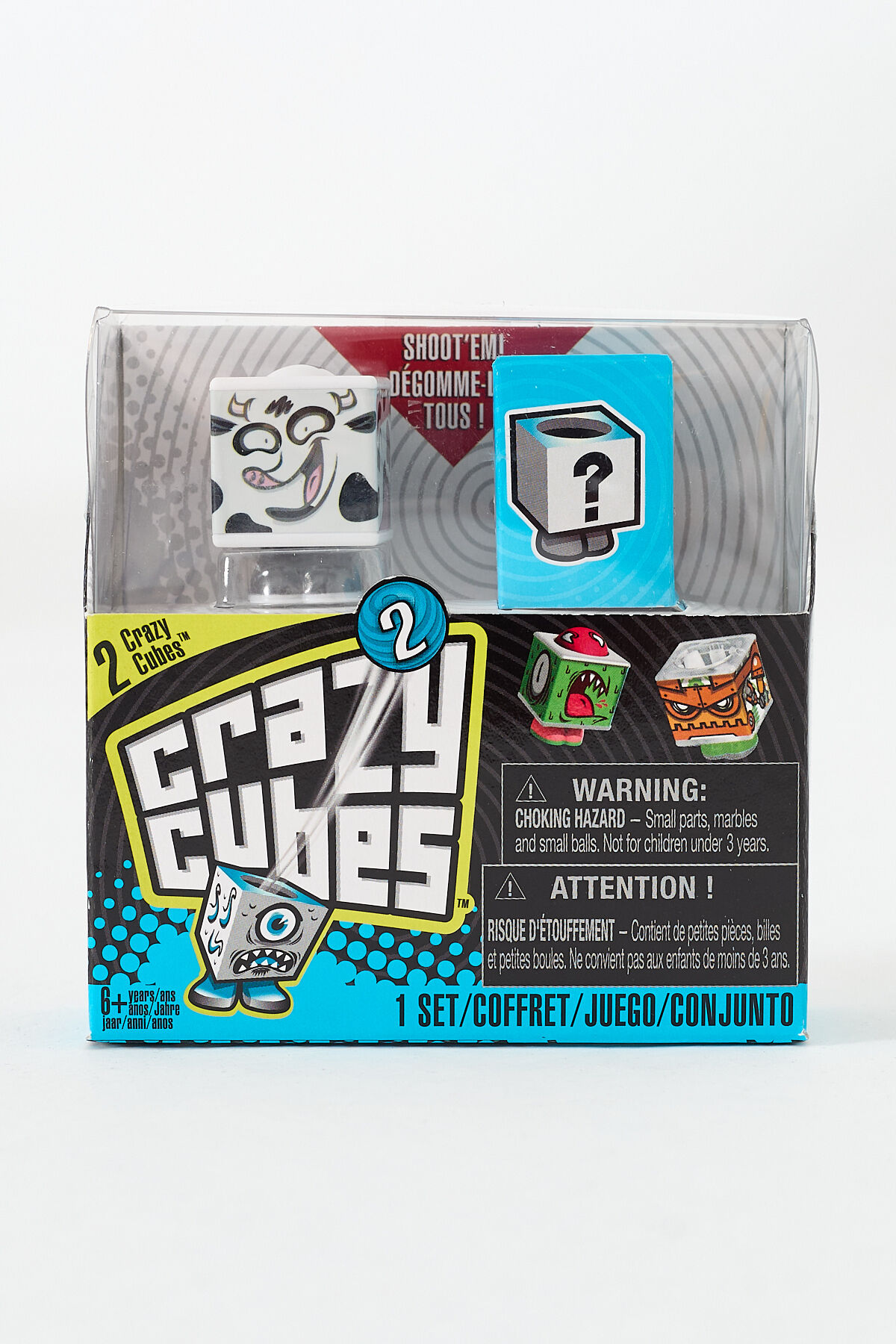 Crazy Cubes™ 2'li Sürpriz Paket Bilye Fırlatma Oyunu - Moofus