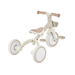 Globber Learning Trike 3in1 Plus Ecologic Bisiklet - Pastel Bej